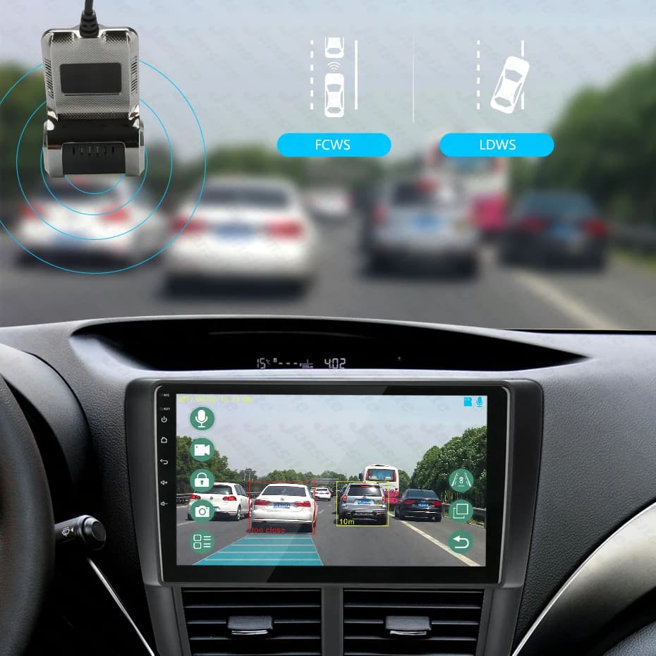 Develuck ADAS USB DVR Camera For Car DVD Android Player Dash Cam Full HD Navigation Head Unit Auto Audio Voice Alarm G-Shock - 2