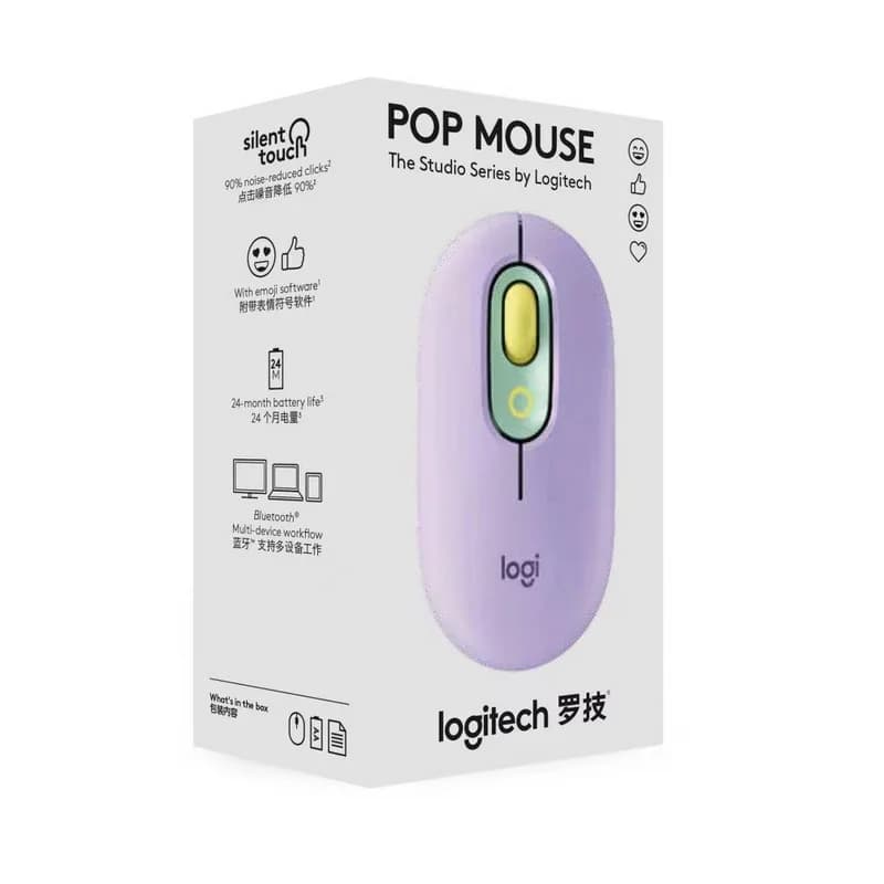 فأرة Logitech MX Anywhere 3S/ Pop /M350 لاسلكية، تدعم البلوتوث وUSB 2.4GHz، مناسبة للكمبيوتر المحمول - 6