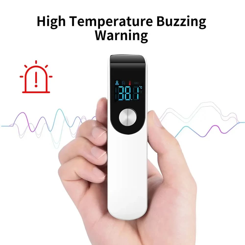 Medical Digital Non-Contact Thermometer Infrared Thermometer Forehead Ear medical Termometro Body Fever Baby/Adult Temperature - 5