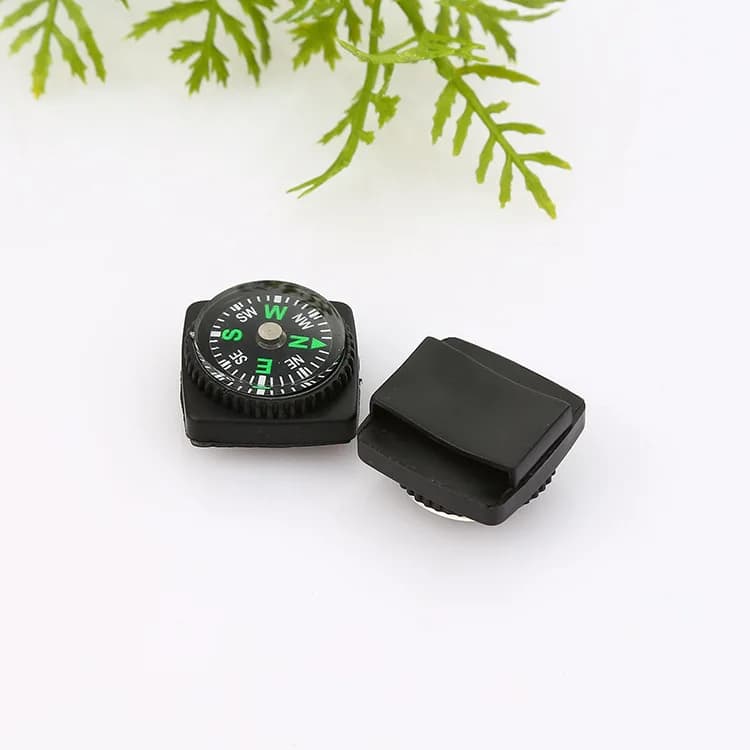 1/5 PCS Watch Strap Button Compass Mini Portable Emergency Survival Navigation Travel Kits Outdoor Hiking Camping Accessories - 4
