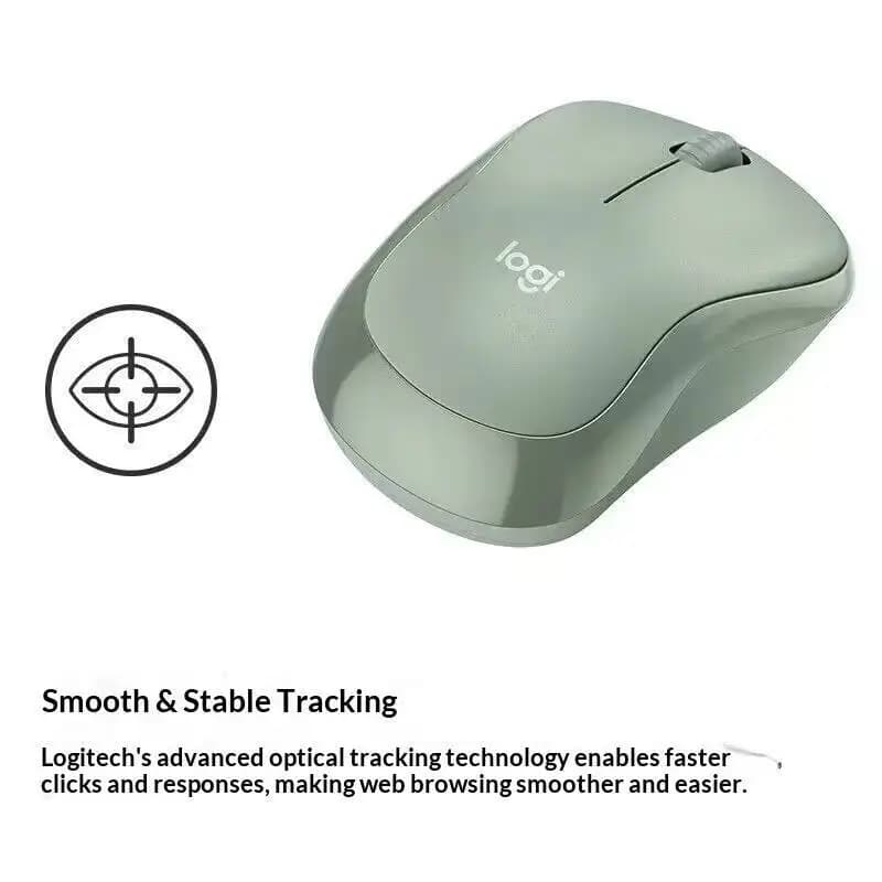 Logitech M221 Wireless Mouse - SilentTouch Tech 2.4GHz Connection Smooth Glide Perfect for Laptop Desktop PC Mac Configurations - 4