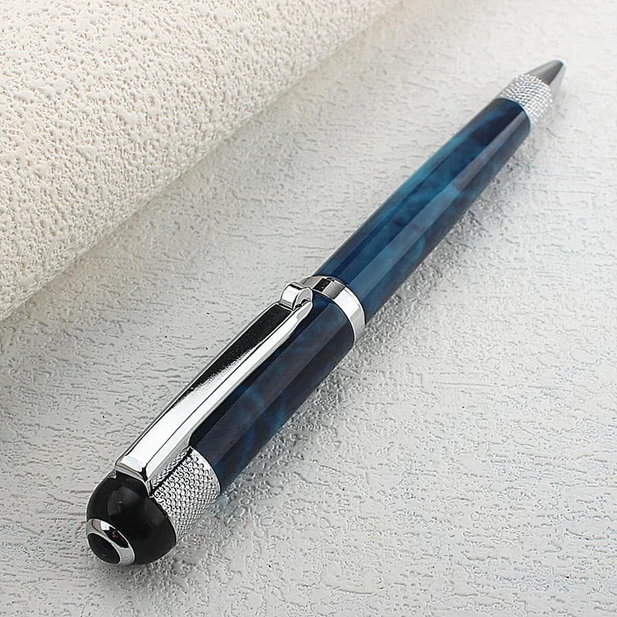 luxury quality pen metal classical student Ballpoint Pen men signature INK PENS Stationery Office Supplies pencil bag choose - 4