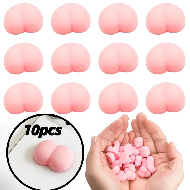 10 قطع ملصق مؤخرة مضيء ليلي ممتع موشي ضغط ستيريو لتخفيف التوتر إكسسوارات زينة هاتف محمول لعبة