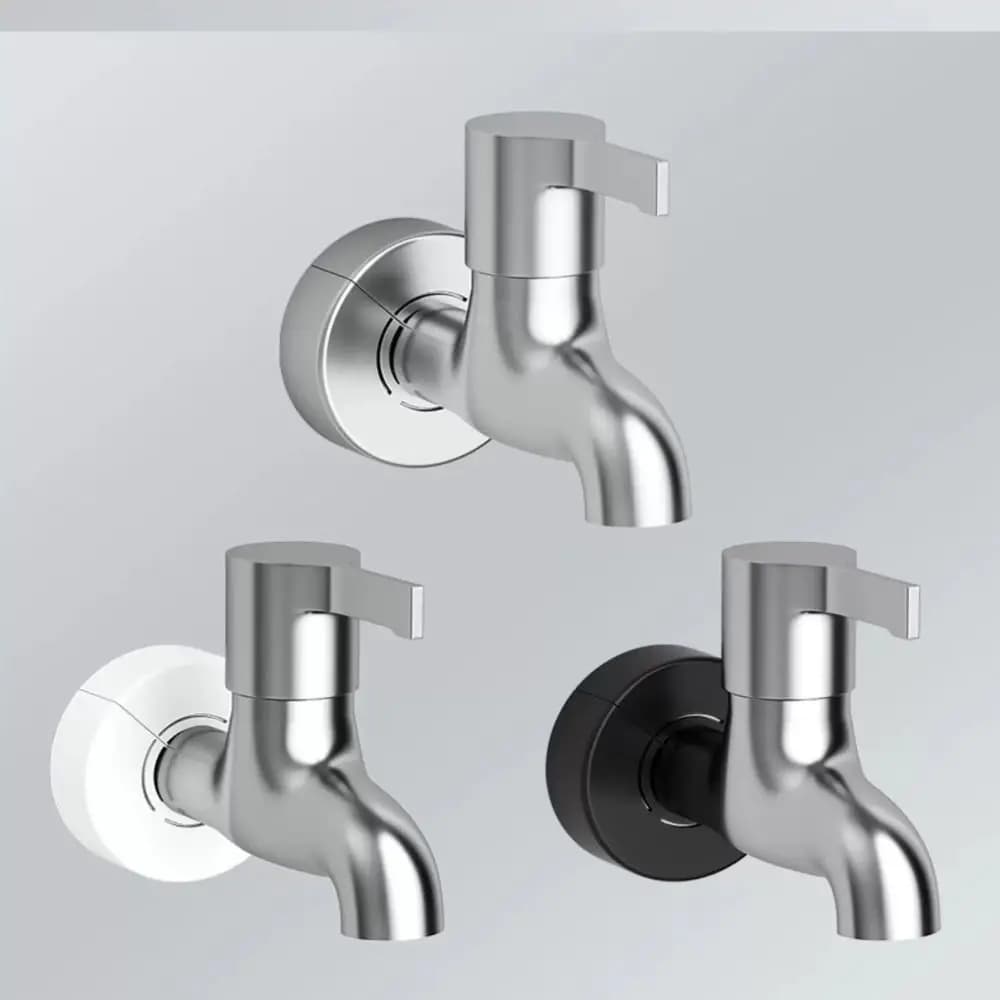 مفيدة ABS دش غطاء صنبور قابل للتعديل جدار شفة صنبور غطاء الزخرفية تصفيح المطبخ الحنفية اكسسوارات المطبخ - 3