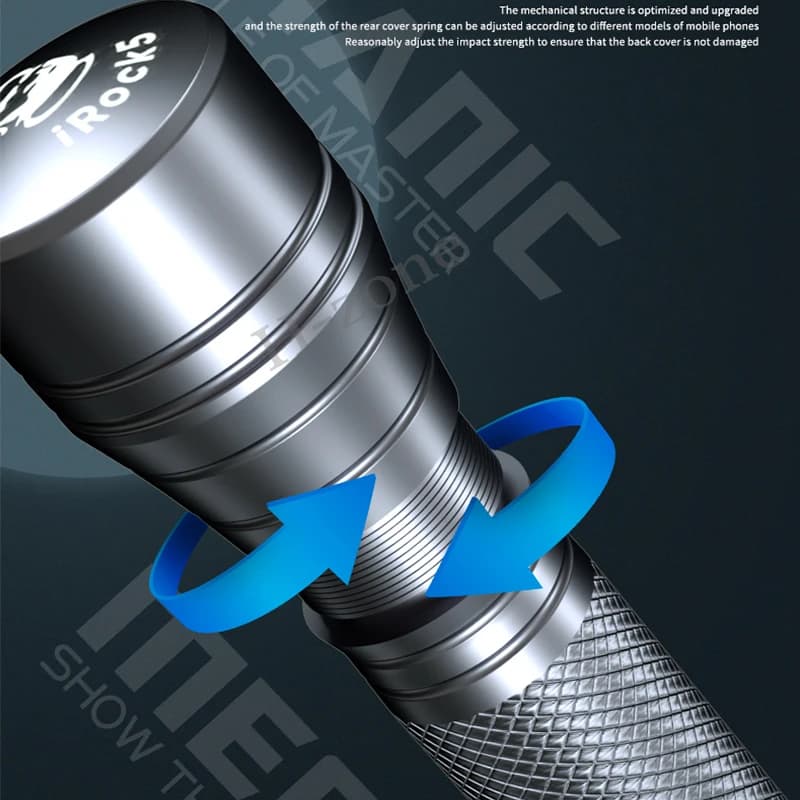 قلم إصلاح زجاج الكاميرا الخلفي iRock5 لهواتف iPhone X إلى 16 Pro Max، أداة إصلاح الغطاء الزجاجي الخلفي للهاتف المحمول - 5