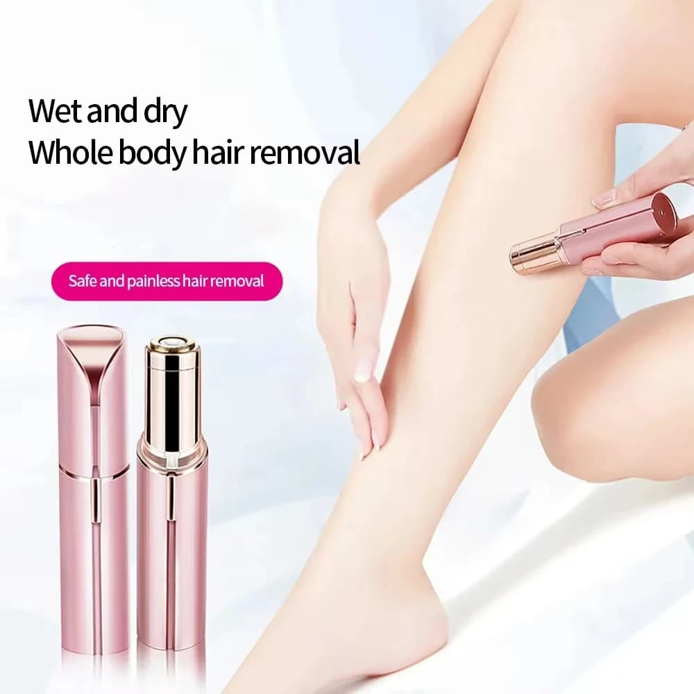 Portable Lipstick Shaped Electric Hair Remover For Women Painless And Effective Facial Hair Removal Home Razor Shaver Tool - 6