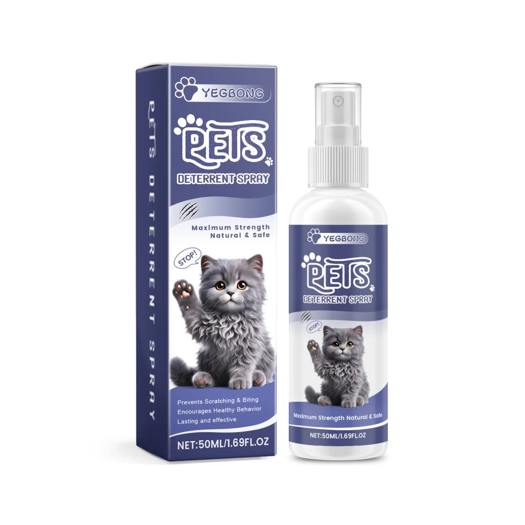 Cat Anti-Scratching Spray -Bitter Formula Deters Licking, Repels Pets from Scratching & Biting, Protects Furniture, Anti-Chewing - 6