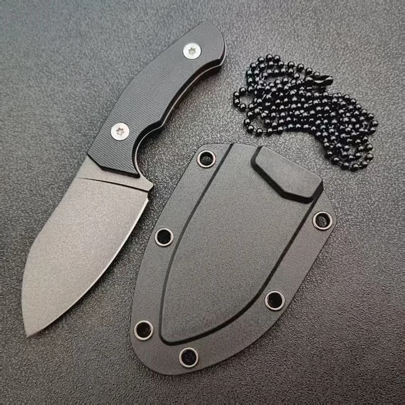New  High Hardness Fixed Blade Knife  Blade with Sheath Portable Outdoor Camping Knife Survival Cutting Rescue Knife - 3