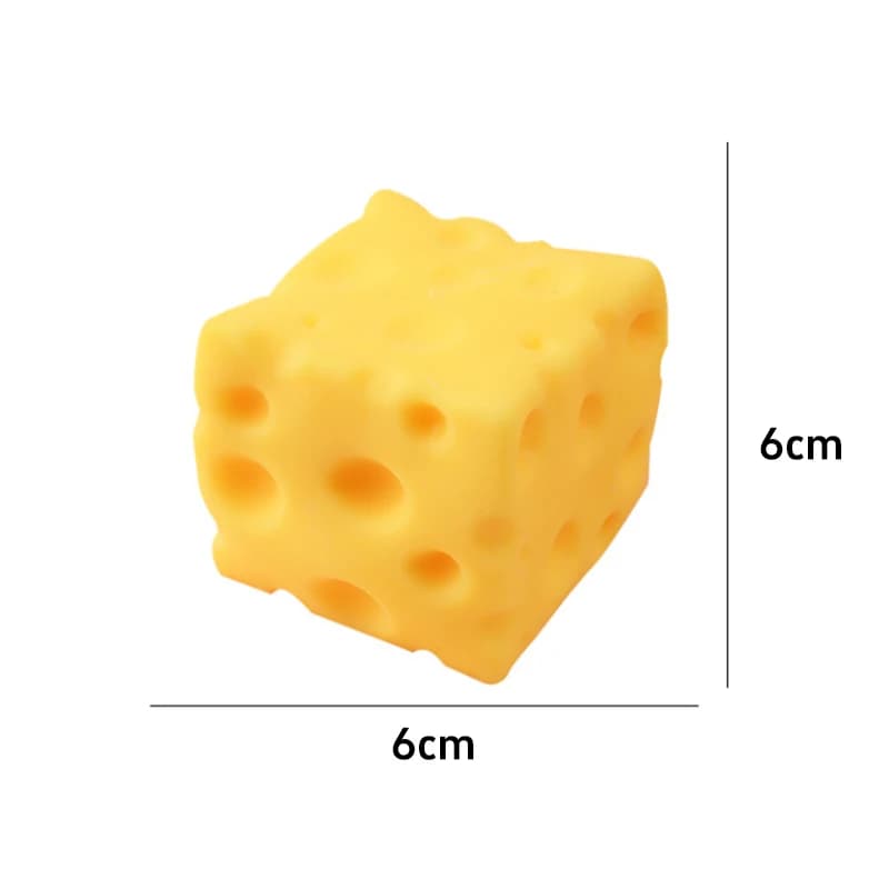 Simulate Cheese Slow Rebound Pinching Office Decompression Slow Rebound Cheese Pinching Ornament Relax And Decompress And Knead. - 6