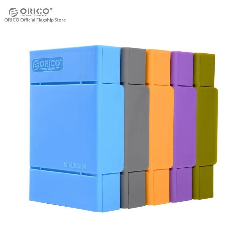 Orico PHP-35 Colorful 3.5-inch Hard Drive Storage Box Cover Anti Shock PP Box Sata Desktop Hard Drive Protection Box - 4