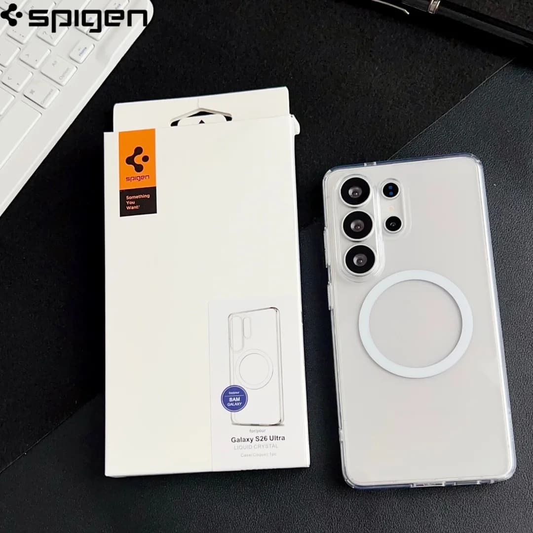 Spigen PC Matte Magnetic Crystal Clear Designed Case For Samsung Galaxy S26 Ultra S25 S24 Plus For Magsafe Shockproof Hard Cover
