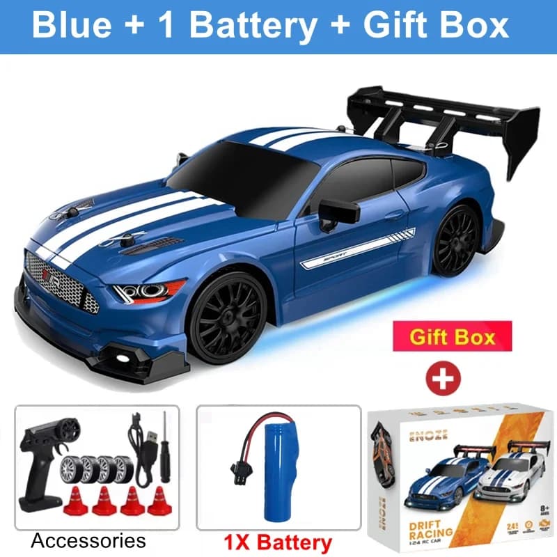 4WD RC Drift Car Remote Control GTRPRO AE86PRO Model 4x4 Racing RTR Radio Truck Vehicle Toy Gift for Boy Girl Children Kid Adult - 6
