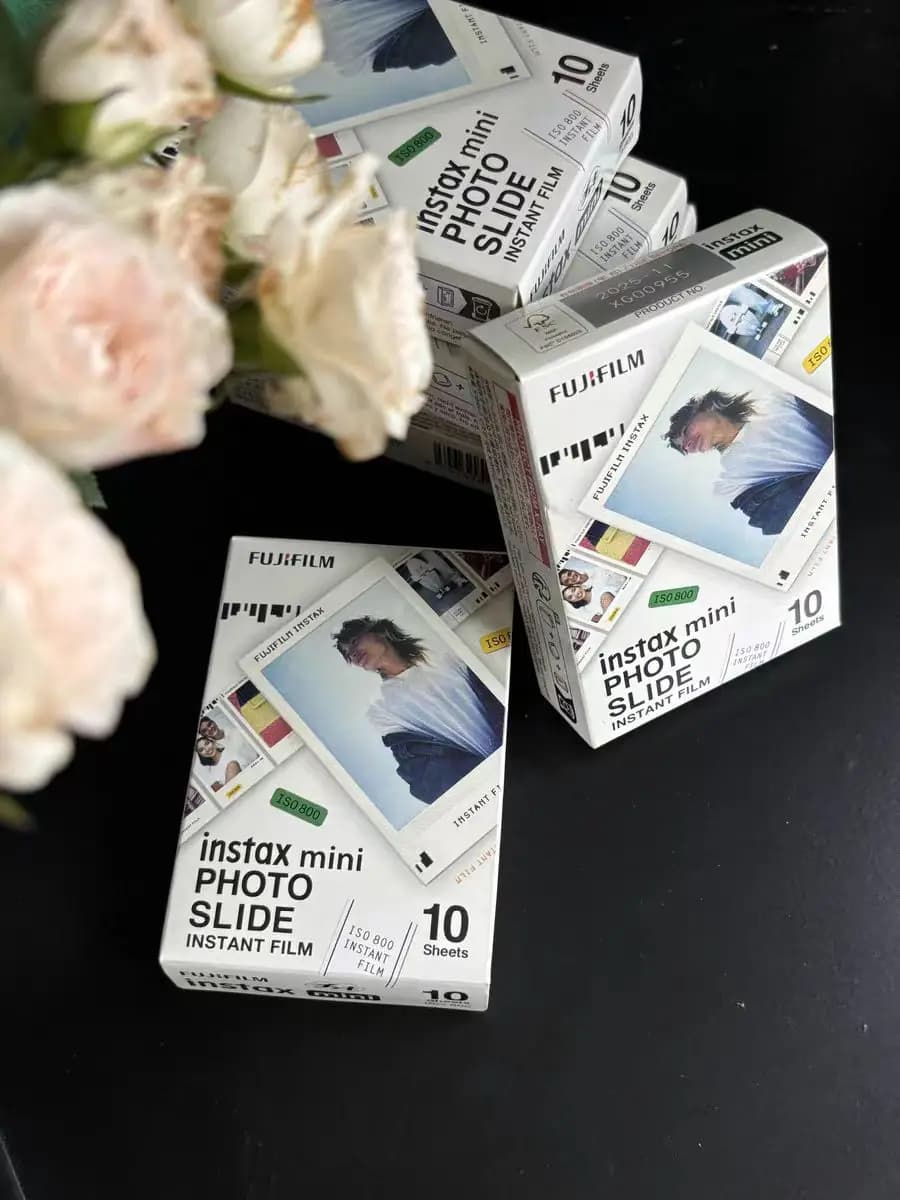 10-50 Sheets Fujifilm Instax Photo Slide Color Film For Fuji Instax Mini 12 Film For Mini 11 8 7+ 40 70 90 Fuji Instax Mini Film - 4