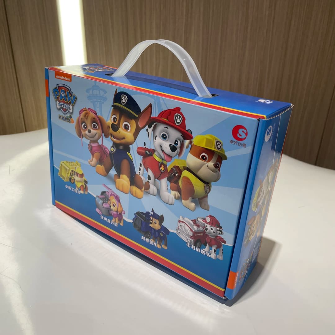 100% أصلية باو باترول 4 قطع مركبة تشيس سكاي مارشال سحب السيارات مجموعة لعب أطفال أكشن فيجر ألعاب أطفال هدية عيد ميلاد - 2