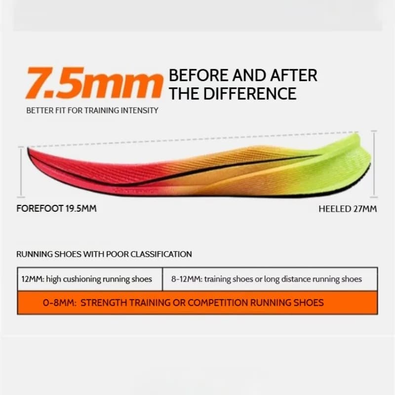 Xtep Men's Running Shoes 2000km 3.0 2025 Spring Lightweight Cushioned Wear-Resistant Training Jogging Sneakers 875119110032 - 4