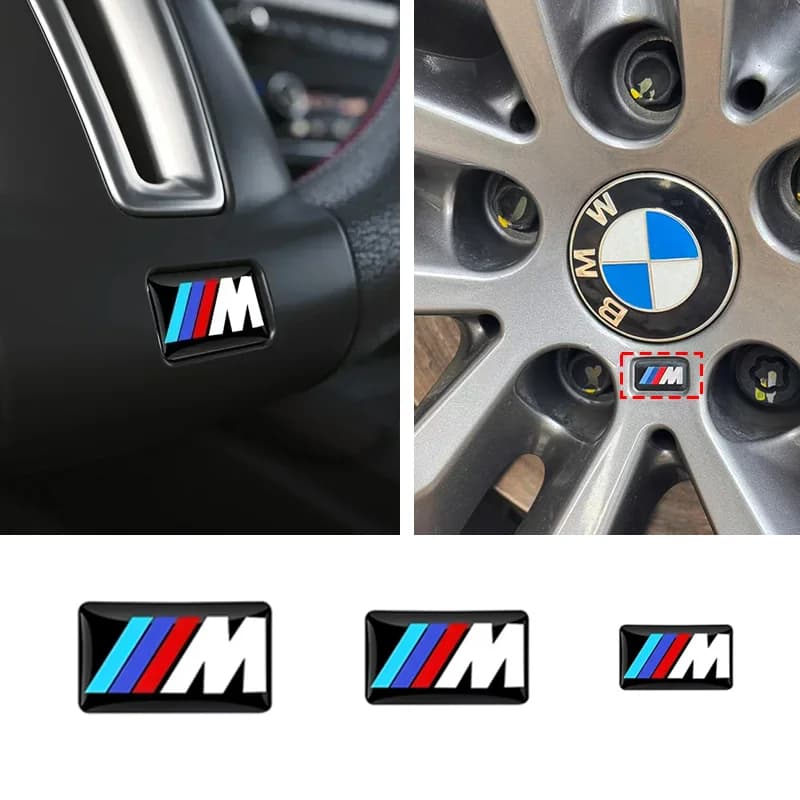 ملصقات عجلة قيادة لسيارات BMW M Performance، متوافقة مع عدة موديلات