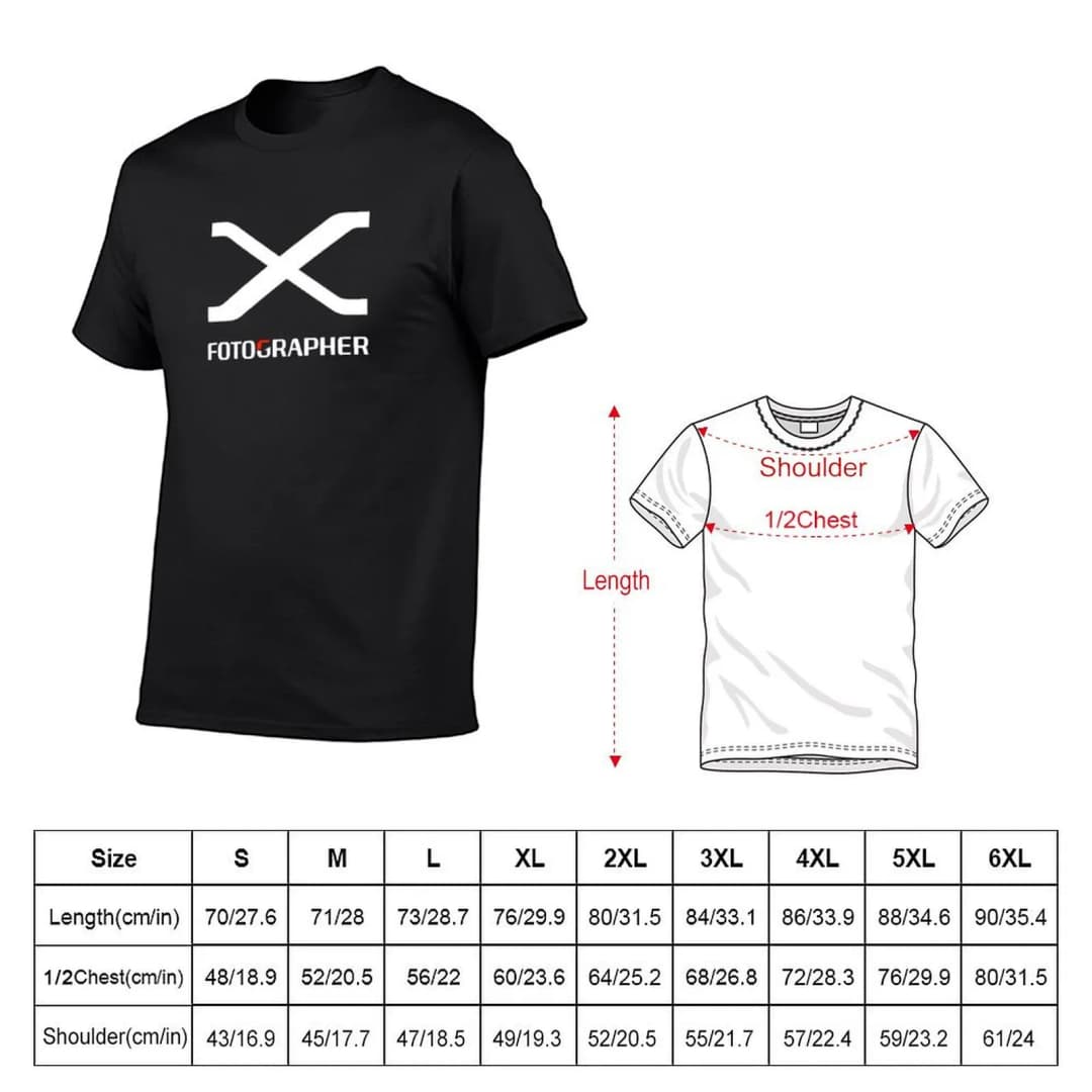 Fujifilm X T-Shirt customs tees korean fashion shirts graphic tees oversized t shirt men - 5