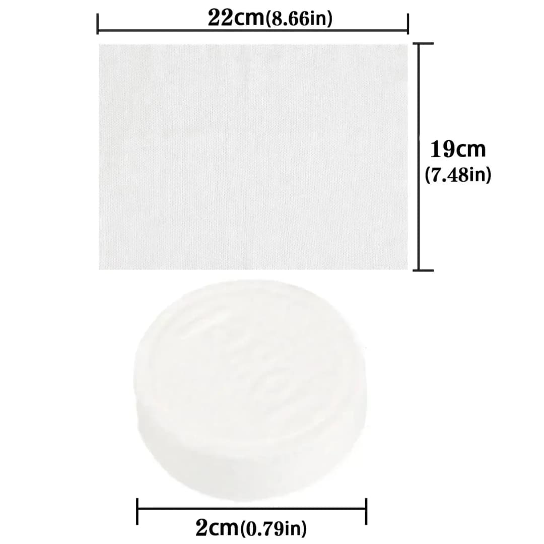 100/50pcs Camping Disposable Compressed Towel Travel Hotel Portable Face Wash Towel Absorbent Towel Tactical Camping Supplies - 2