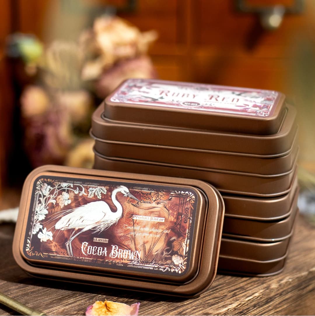 الحبر القوطي الرجعية DIY بها بنفسك الحرف سكرابوكينغ منصات الحبر المطاط خشبية Stamps ورقة Inkpads ورقة ديكور القرطاسية اللوازم المدرسية - 4