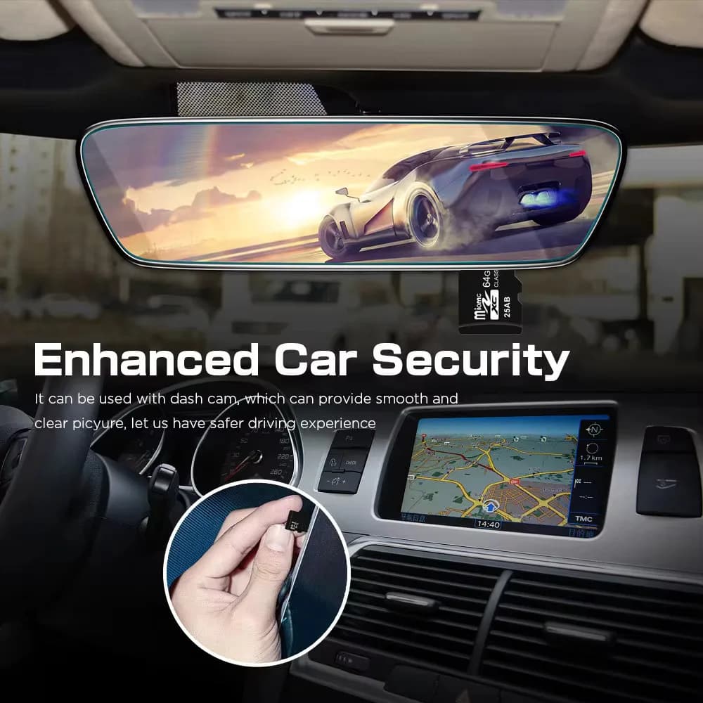 بطاقة ذاكرة عالية السرعة 10 فئات 4GB 8GB 16GB 32GB 64GB 128GB بطاقة SD صغيرة وبطاقة TF لمراقبة مسجل سرعة الطائرة بدون طيار - 3