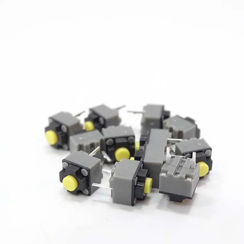 5PCS/10PCS KAILH 6 * 6 * 7.3mm Square Silent Mouse Micro Switch Thundersnake Logitech M330M220M590 Button Accessory - 4