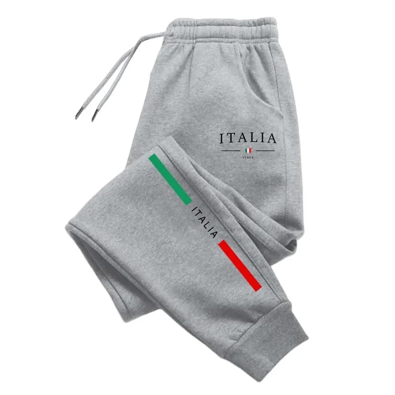 2025 Hot Sale Italy Print Sweatpants High Quality Male Daily Casual Sports Jogger Pants All Season Home Outdoor Comfort Trousers - 4