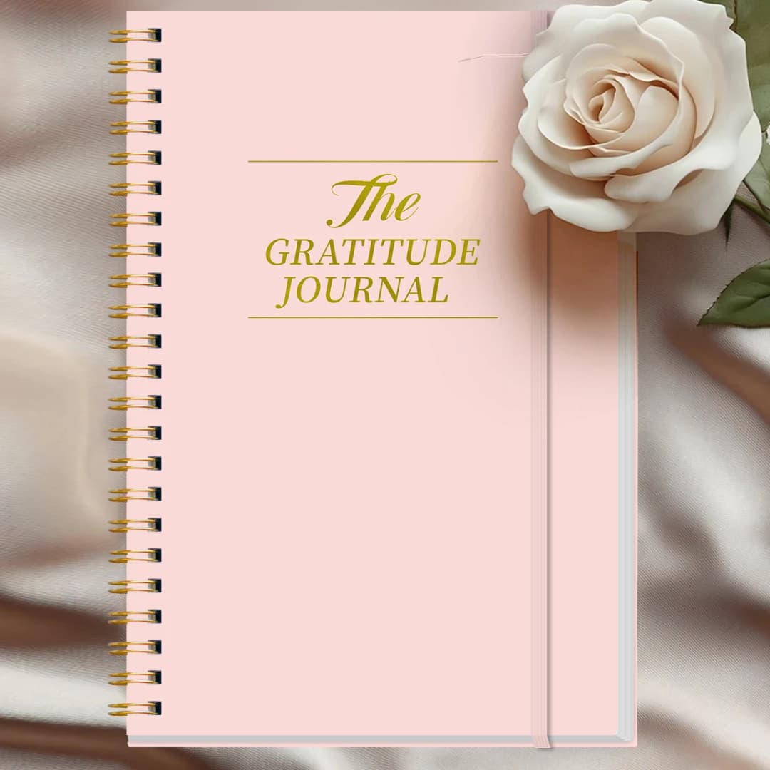 مجلة امتنان A5، دفتر يومي مع تذكيرات للشكر والتأمل، غلاف حلزوني صلب للتأمل الذهني - 5