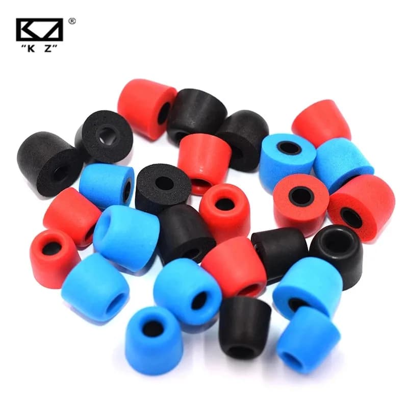 ‌KZ 6 pcs Memory Foam Ear Tips, Noise Isolating, Soft Fit for ZSX EDXPro PR3 - 5