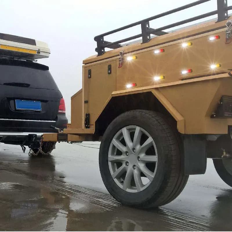 4LED سيارة شاحنة مقطورة منارة مصباح LED الجانب ضوء مقاوم للماء تيار مستمر 12 فولت 24 فولت تحذير ضوء ماركر ضوء - 4