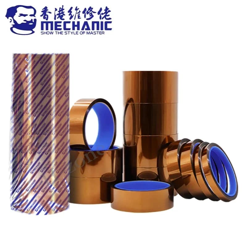 ميكانيك شريط مقاوم لدرجات الحرارة العالية ملصق بولي إميد لحماية لف البطارية ولوحة الدائرة PCB للهاتف أداة عزل الإصلاح - 2