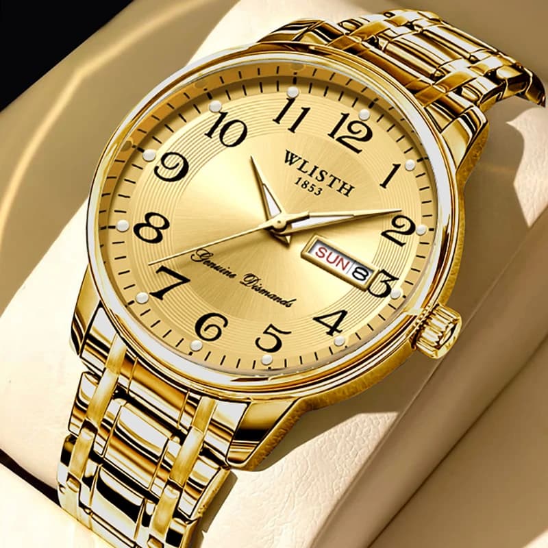 ساعة كوارتز رقمية للكبار، ساعة إضاءة ليلية احترافية، ساعة تقويم مقاومة للماء، هدية ساعة