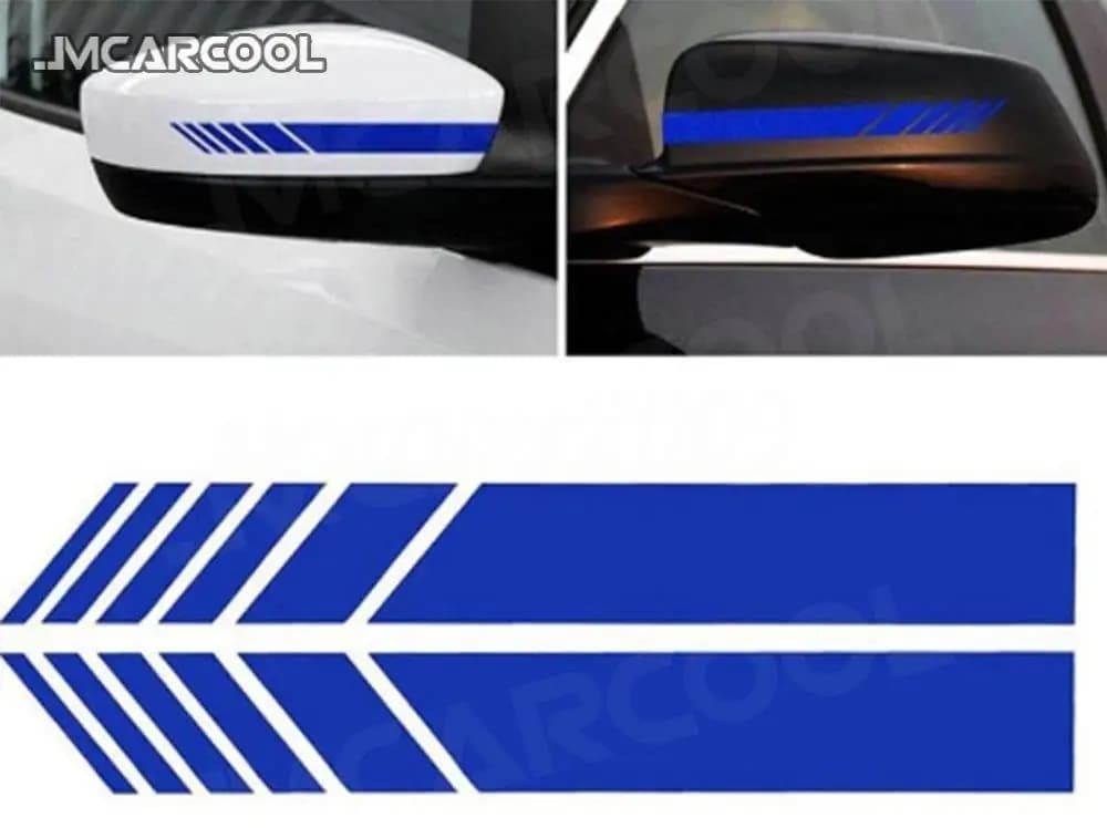 1 Pair Car Sticker Car Rearview Mirror Side Decal Stripe Vehicle Body Trim Sticker Exterior Decoration Body Car Accessories - 5