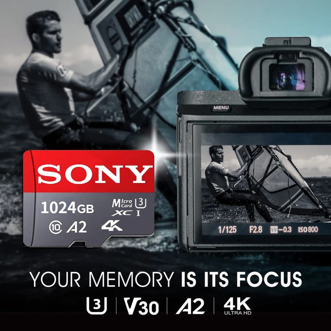 بطاقة ذاكرة SONY مايكرو SD فائقة 128 جيجابايت 256 جيجابايت 512 جيجابايت 1 تيرابايت TF SD لهواتف Xiaomi وكاميرا الكمبيوتر - 2