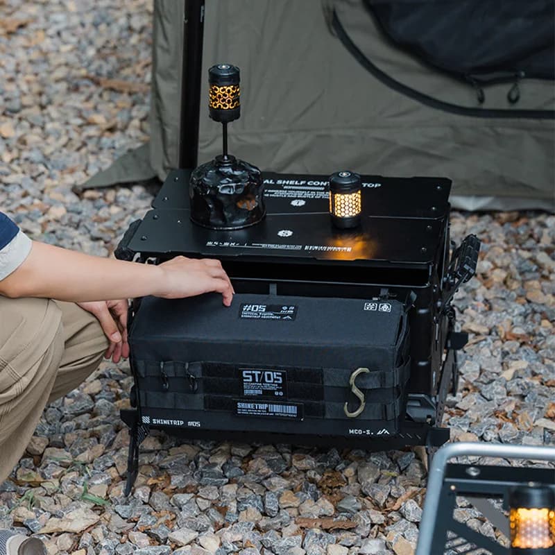 ShineTrip 05 Series Tactical Module Bag Oxford Cloth Organizer Storage Bag Camping Table and Chair Side Hanging Bag - 4