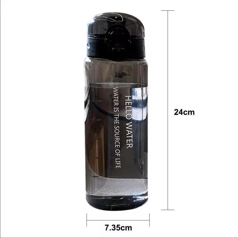 Sports Transparent Water Bottle 780ml Portable Gym Travel Clear Leakproof Drinking Bottle Frosted Bottle - 6