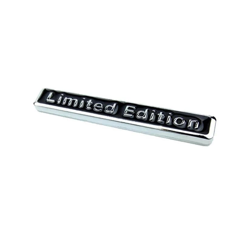 3D Plating Metal LIMITED EDITION Logo Car Rear Fender Trunk Sticker Emblem Black Car Accessories Tuning Exterior Decal Sticker - 3
