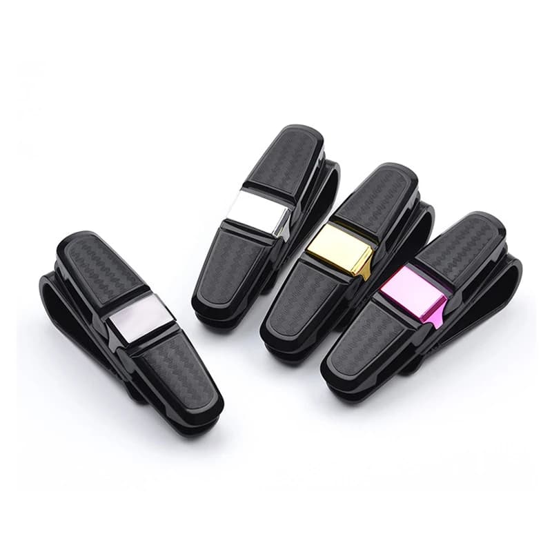 نظارات كليب السيارات سيارة الشمس قناع نظارات قوس للمرأة الرجال نظارات حامل اكسسوارات السيارات الداخلية