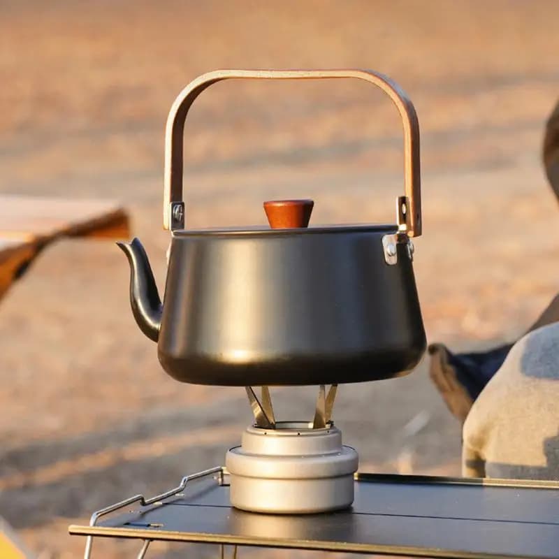 Portable Alcohol Stove Internal Bracket Stainless Steel Detachable Four-corner Kettle Bracket Outdoor Camping Accessories - 3