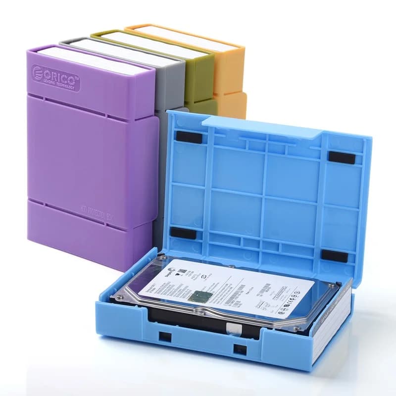 Orico PHP-35 Colorful 3.5-inch Hard Drive Storage Box Cover Anti Shock PP Box Sata Desktop Hard Drive Protection Box - 2