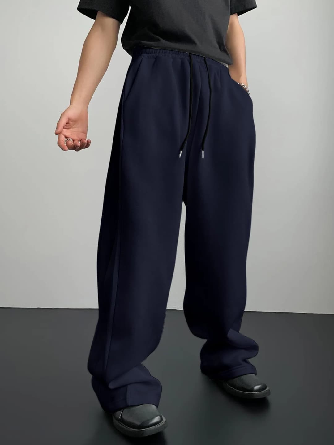 New Y2K Style Baggy Joggers for Men Hip Hop Cargo Pants Oversized Street Fashion Trousers Casual Loose Fit Pants - 5