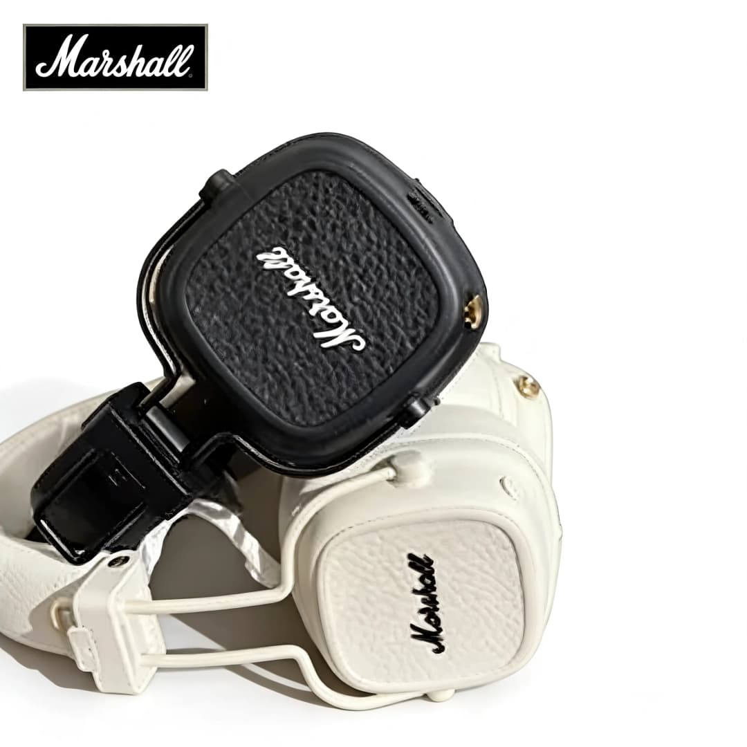 Marshall Major V 5 Bluetooth Wireless On-Ear Headphones 3D Surround Sound Deep Bass Sport Gaming Video Headset with Microphone - 5