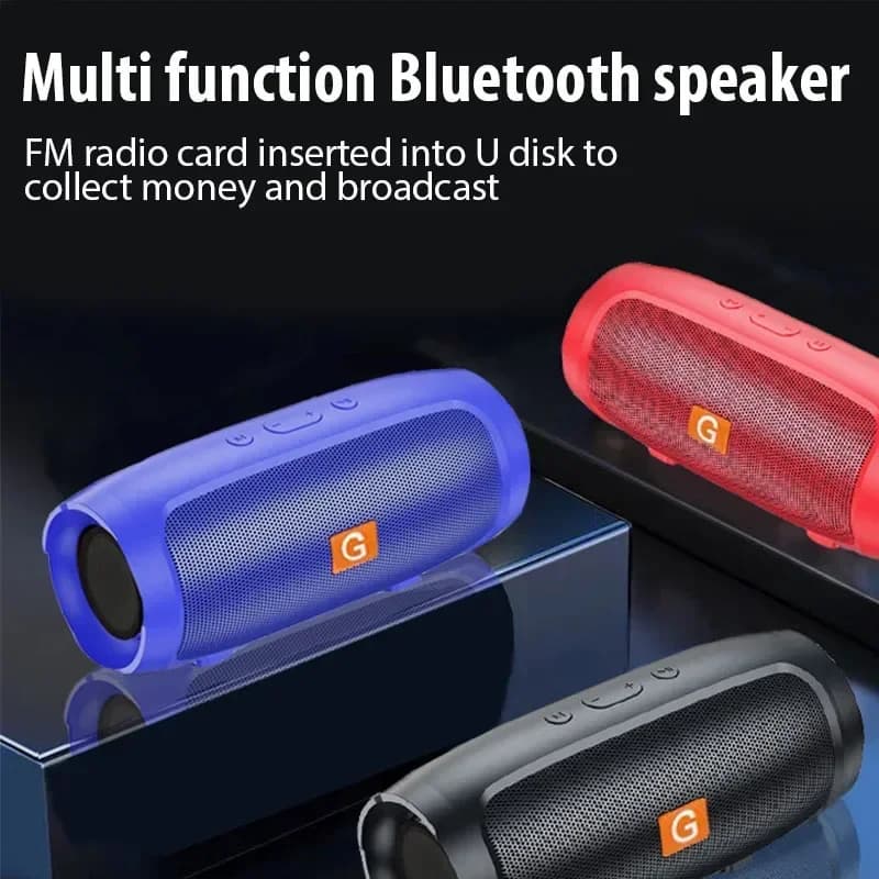 Portable Subwoofer Bluetooth Speakers Outdoor Stereo Surround Waterproof Loudspeaker Wireless Sound Box Support FM Radio TF Card - 2