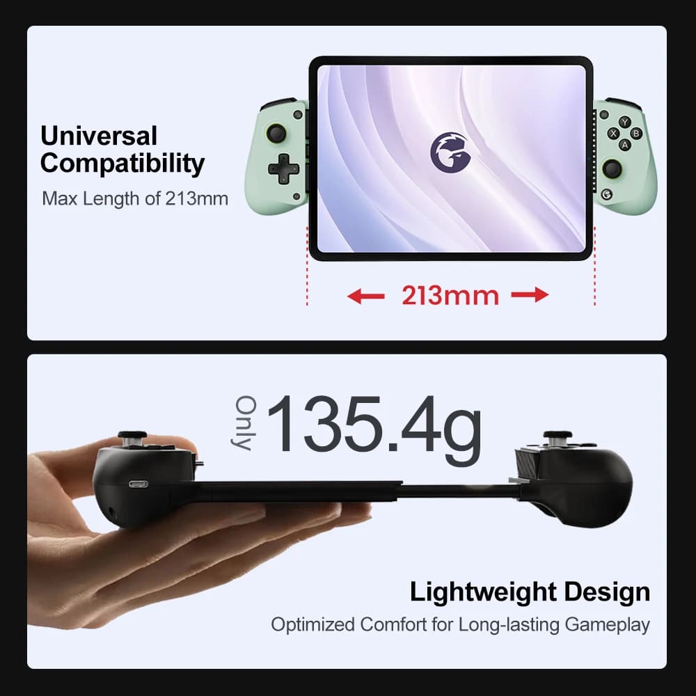 GameSir X5 Lite Mobile Phone Gamepads for iPhone 16 15 Series iPad Mini Android Tablet Controller Hall Effect Joysticks Design - 2