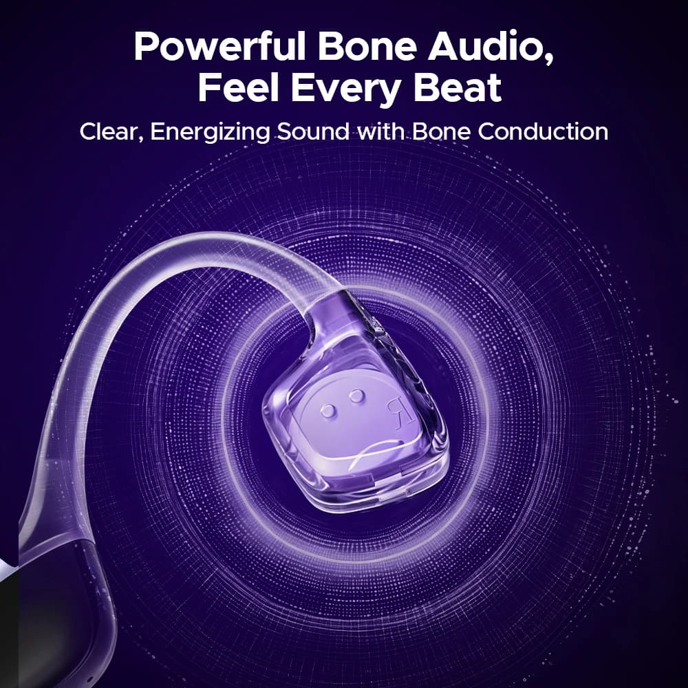 سماعات DOOGEE BoneBeat Run بنقل عظمي رقمي مقاومة للماء مع خطاف أذن لاسلكية بتقنية Bluetooth 6.0 للجري - 6