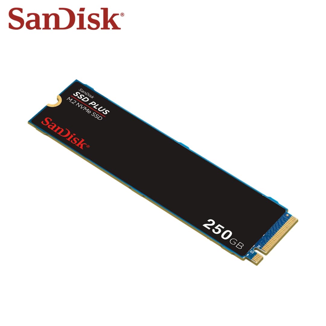 SanDisk SSD Plus M.2 NVMe محرك أقراص صلبة داخلي سعة 250 جيجابايت 500 جيجابايت PCIE Gen3.0 1 تيرابايت 2 تيرابايت سرعة قراءة 3200 ميجابايت/ثانية A3N قرص صلب لأجهزة الكمبيوتر المحمولة