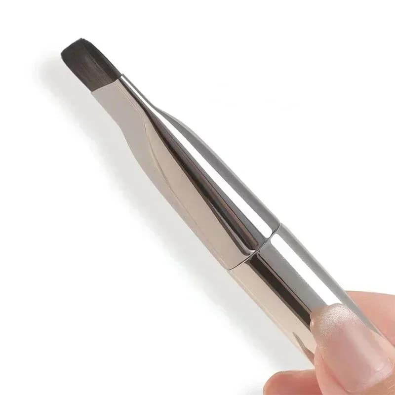 Ultra Thin Foundation Brush Lightweight and Thin Face Contour Brush Flat Contour Brush Blending Foundation Cream Makeup Brushes - 5