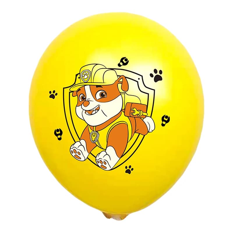 10pcs Paw Patrol Latex Balloon Party Dcorations Chase Skye Marshall Party Balloons for Kids Birthday Party Supplies Gift Toys - 4