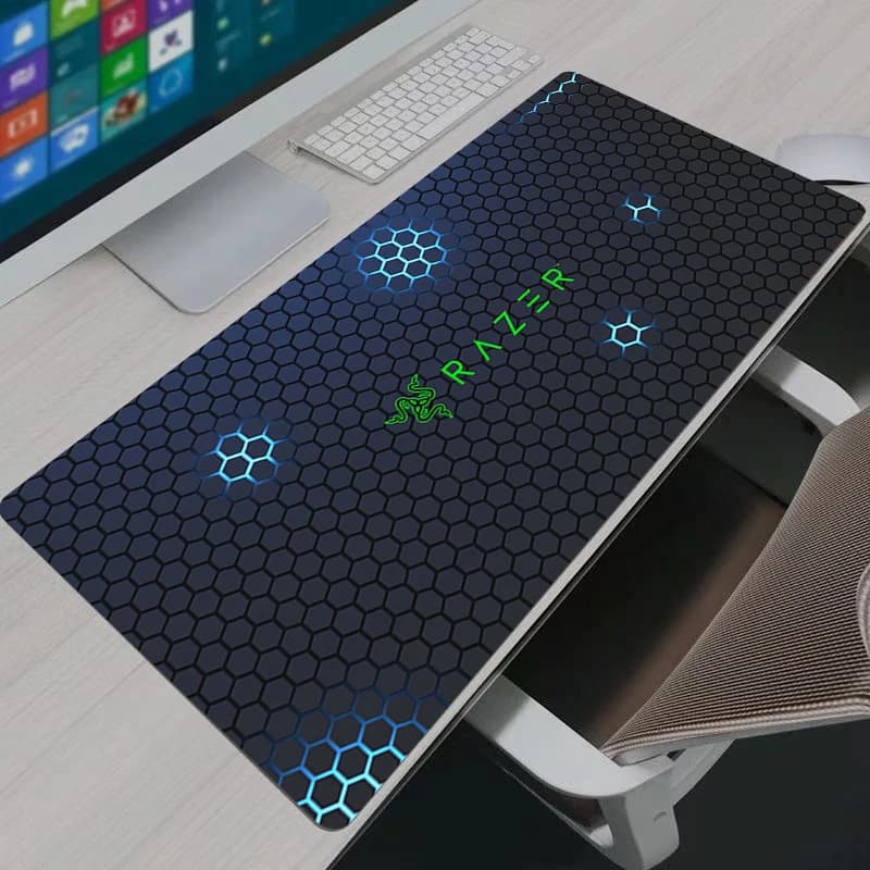 لوحة ماوس Razer سداسية الشكل إكسسوارات ألعاب أنيمي سجادة XXL للاعبين حصيرة مكتب كمبيوتر شخصي هدايا مكتبية لوحات ماوس - 3