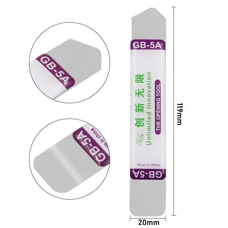 6/1 قطع شفرة من الفولاذ المقاوم للصدأ ناعمة رقيقة للغاية أدوات فتح الشاشة والبطارية للهواتف والأجهزة اللوحية لفتح سامسونج آيفون آيباد - 4