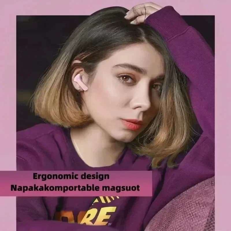 سماعة T2 بلوتوث 5.2 TWS رياضية خارجية لاسلكية لهواتف شاومي وسامسونج والألعاب والموسيقى - 5